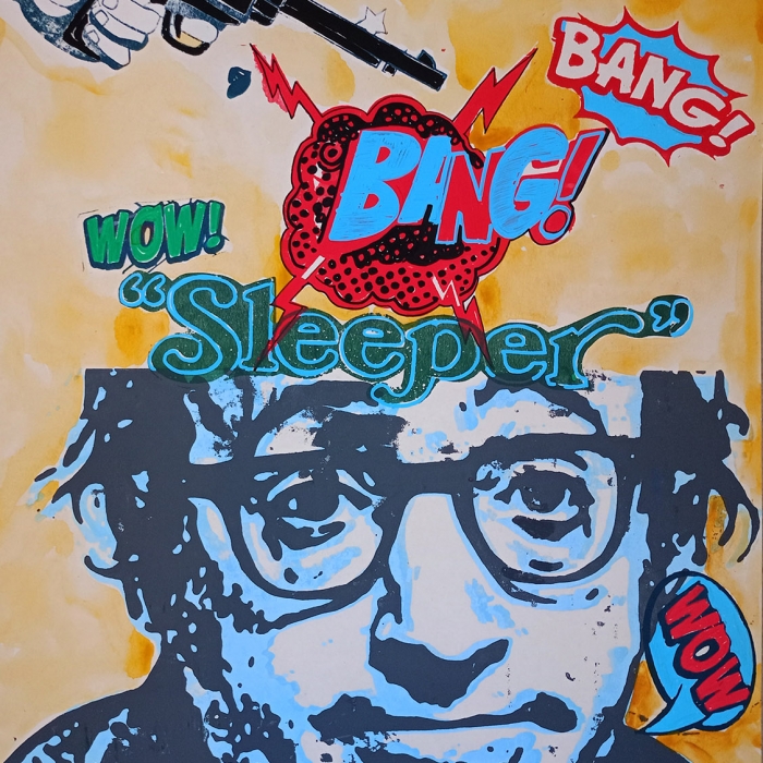 Woody Allen – Śpioch. Serigrafia 40x34