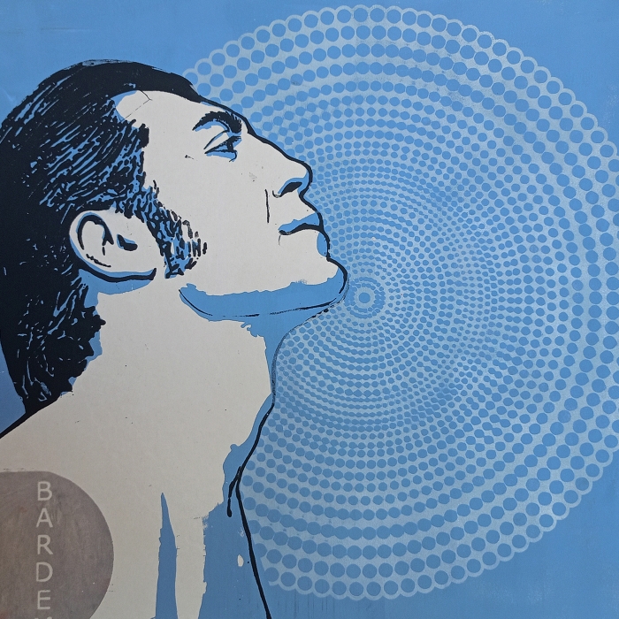 Javier Bardem. Serigrafia 50x44 cm